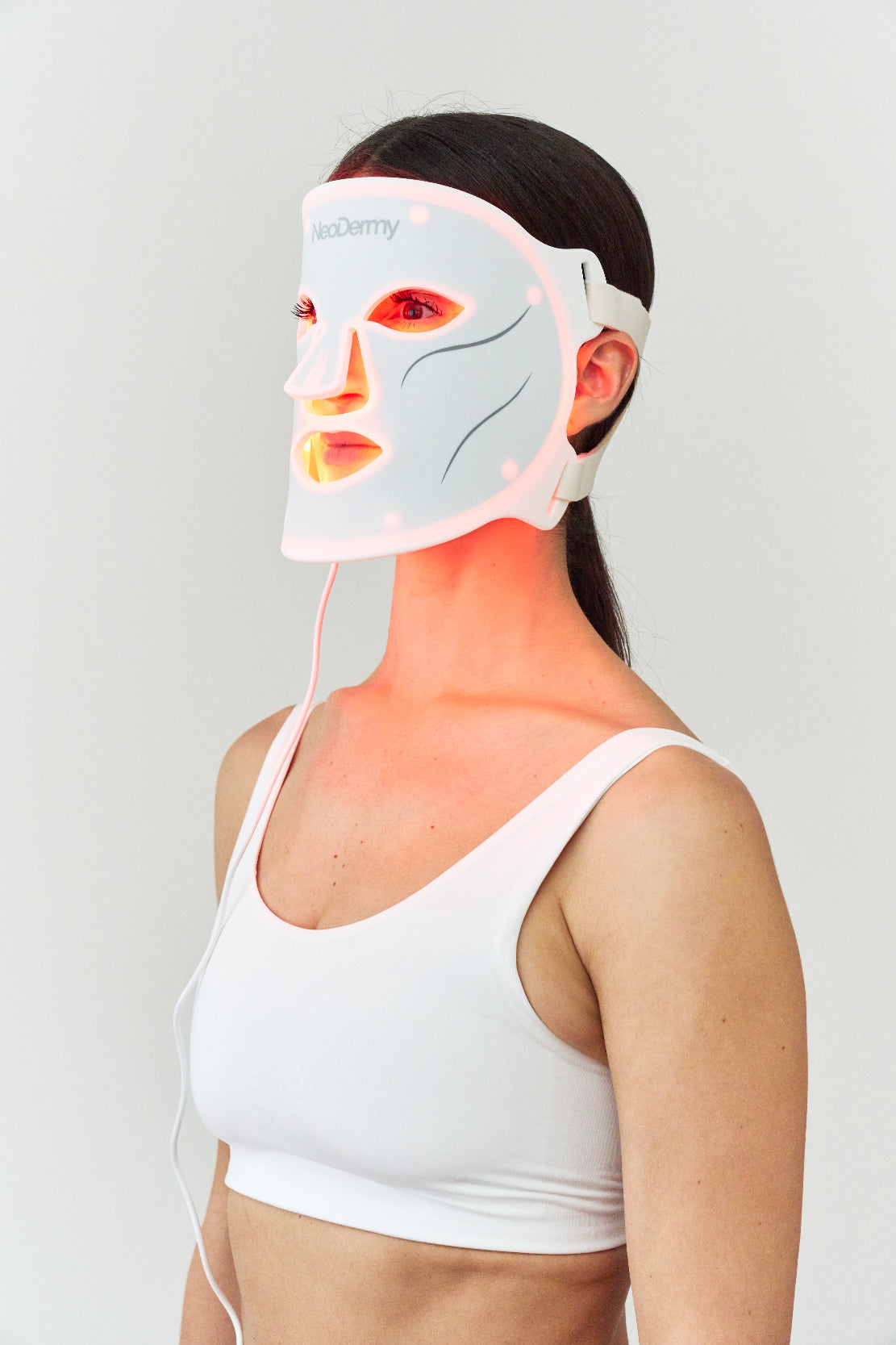 Masque LED Thérapie Lumière - 8 Modes Anti-Âge